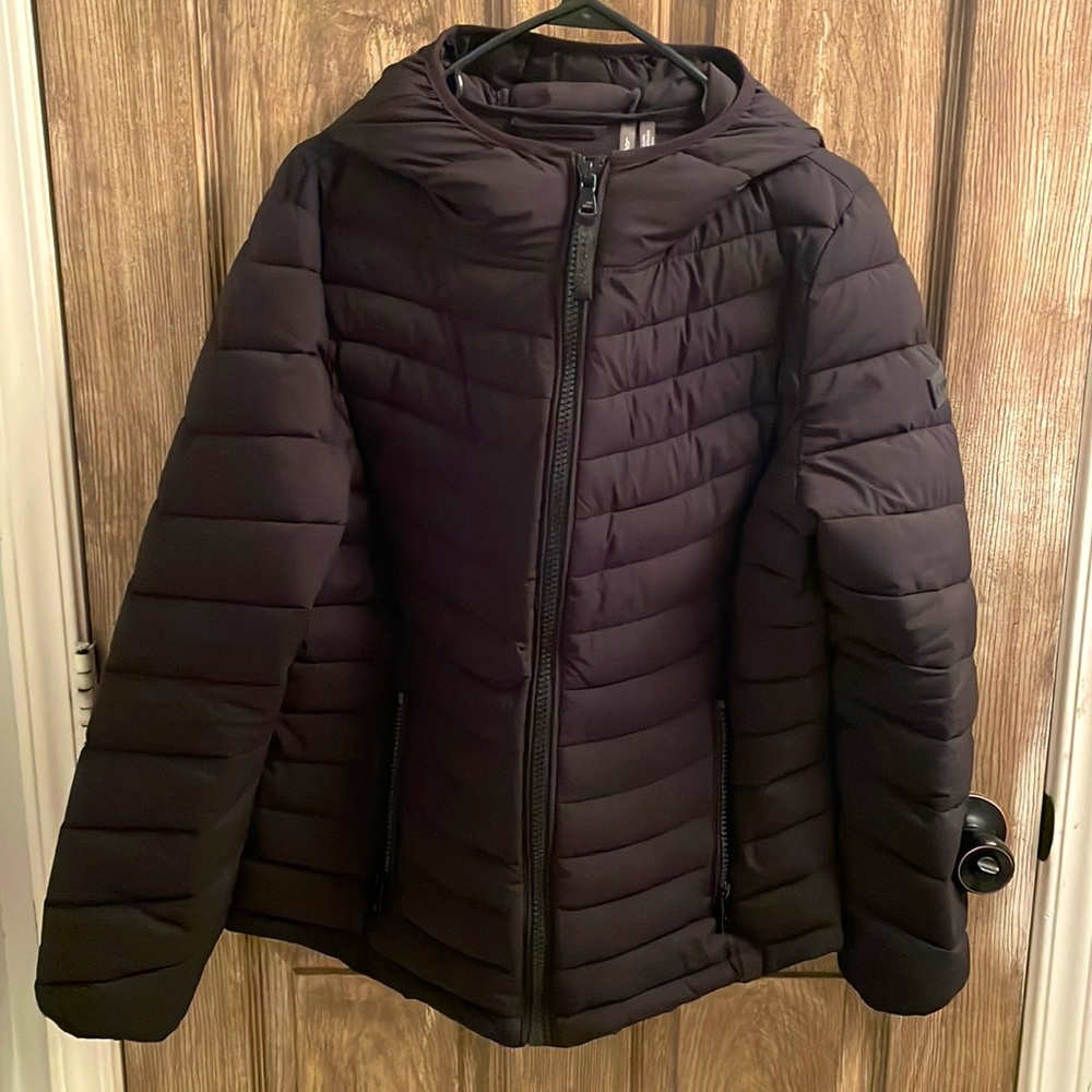 Calvin Klein hooded puffer jacket